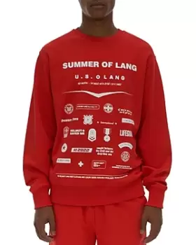 image of Helmut Lang Summer of Lang Badge Sweatshirt