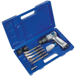 Image of Sealey SA12/S Air Hammer Kit with Chisels Medium Stroke