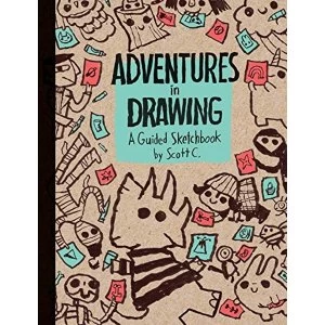 Image of Adventures in Drawing A Guided Sketchbook Paperback / softback 2018