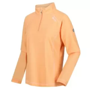 image of Regatta Womens Montes Half Zip Fleece - Orange