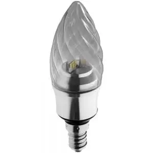 image of Kosnic 5.5W KTC LED E14/SES Twisted Candle Bronze Warm White - KTC5.5TWT/E14-BOZ-N30