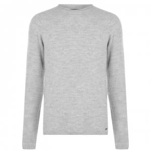 image of Firetrap Rollneck Jumper - Grey Marl