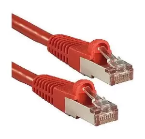 image of Lindy 47164 networking cable Red 2m Cat6 S/FTP (S-STP)