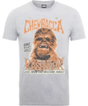 Image of Star Wars Chewbacca One Night Only T-Shirt - Grey - L