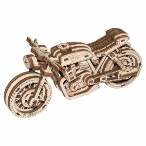 Image of Caf&eacute; Racer Wooden City 3D Wooden Model Kit