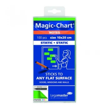 Image of Legamaster Magic Notes 20X10cm Green Pack of 100 7-159404