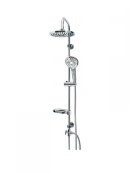 image of Aqualona Nabula Spa Shower Column - Chrome