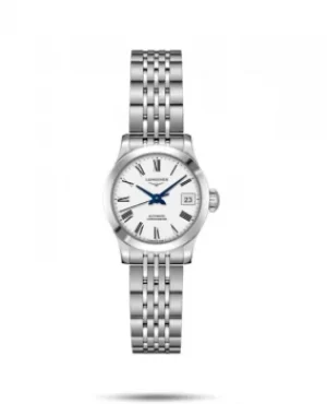 image of Longines Record Stainless Steel Womens Watch L2.320.4.11.6 L2.320.4.11.6