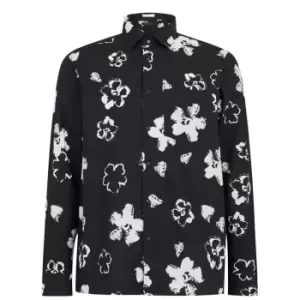 Ted Baker Sevlo Floral Shirt - Black