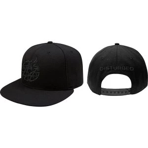 Image of Disturbed - Icon & Logo Unisex Snapback Cap - Black