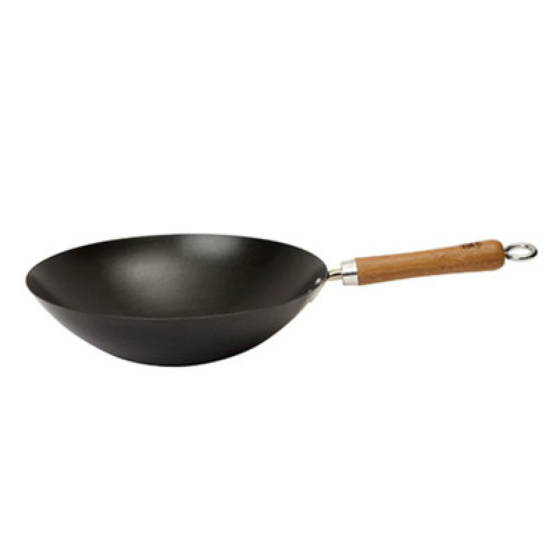 Image of School of Wok 30cm Non Stick Carbon Steel Wok