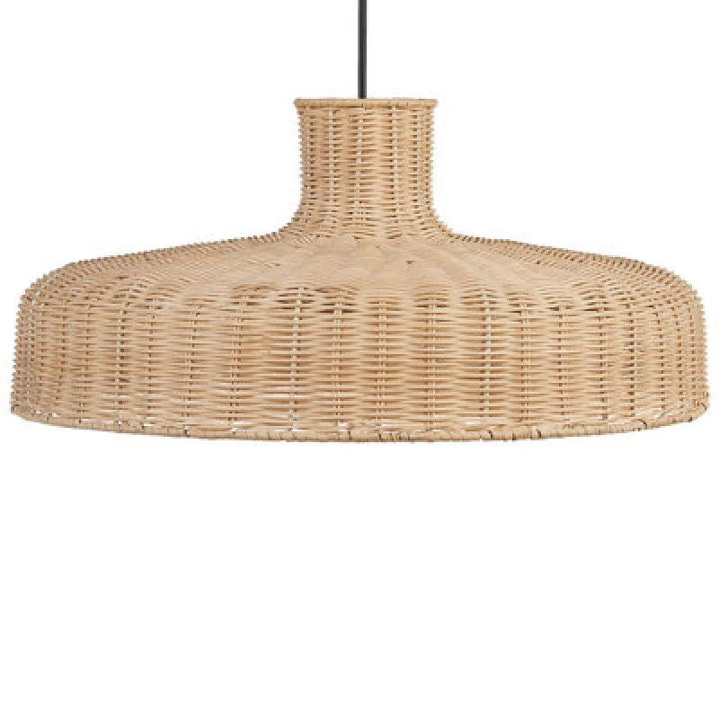 Image of Beliani Pendant Lamp Tamarin Rattan Natural