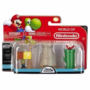 Image of Luigi Layer Cake Desert (Super Mario Bros) Microland Action Figure