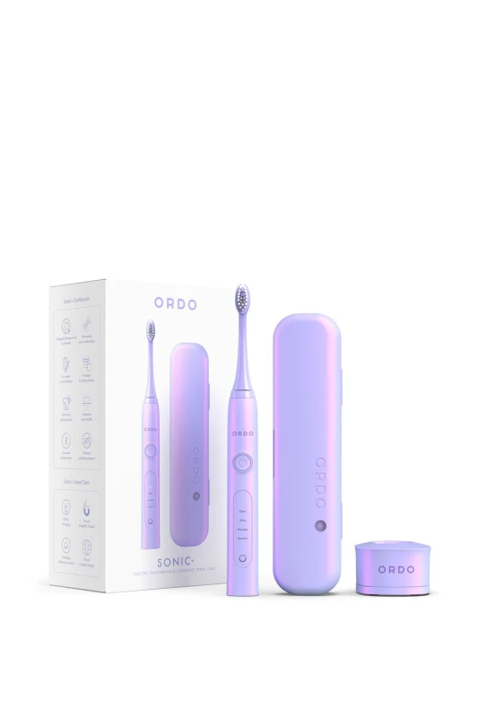 Image of Ordo Spcsebdv Ordo Sonic+ Toothbrush & Case - Violet, Purple ORSPCSEBDV