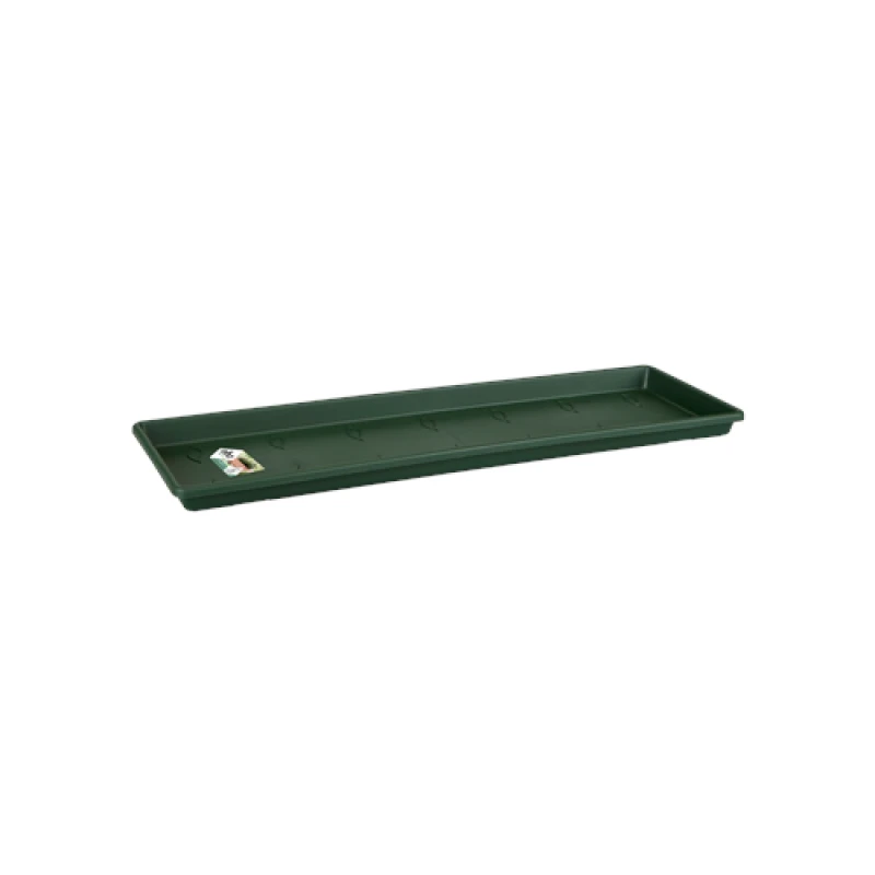 Image of Elho Green Basics Trough Saucer 50cm - Leaf Green