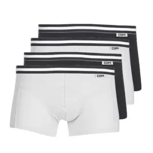 image of DIM ECODIM COTON X 4 mens Boxer shorts in Black - Sizes EU M,EU S,EU XL,EU L,EU XXL