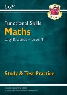 Image of Functional Skills Maths: City & Guilds Level 1 - Study & Test Practice
