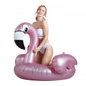 image of Golddigga Inflatable Flamingo Adults - Rose Gold