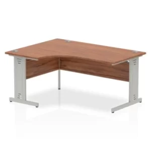 Image of Impulse Cable Managed 1600 Left Hand Crescent Desk Walnut