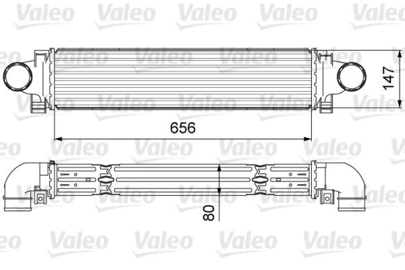 Image of Intercooler VALEO 818646