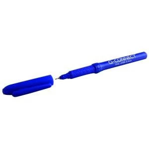 Image of Q-Connect Blue 0.4mm Fineliner Pen Pack of 10 KF25008