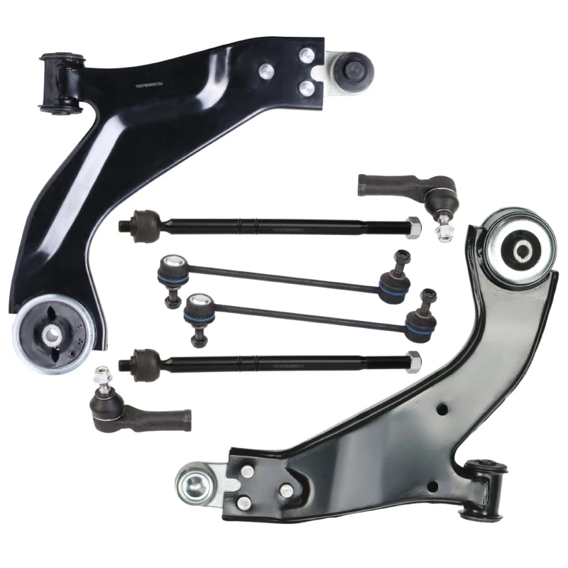 Image of RIDEX 772S1125 Control arm repair kit with clamps, Front Axle Left, Control Arm Suspension Kit (772)