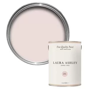 image of Laura Ashley Pale Blush Matt Emulsion Paint, 5L