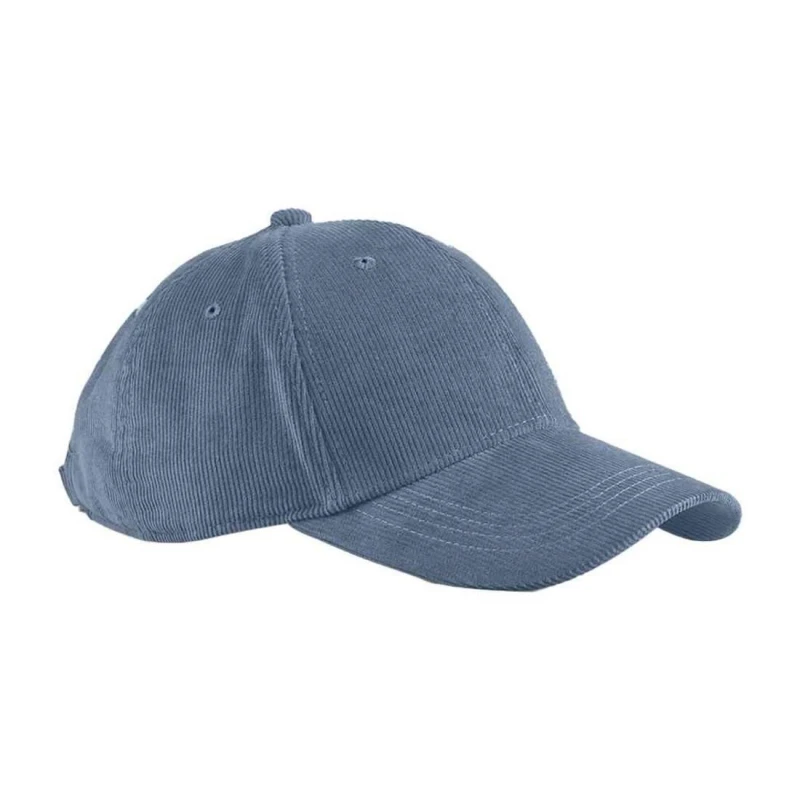 Image of Beechfield Beechfield Men EarthAware Cord Baseball Cap in Duck Egg Blue Duck Egg Blue One Size Male 5063693934361
