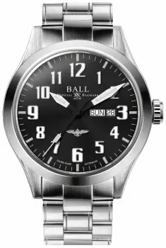 image of Ball Company NM2180C-S2J-BK Engineer III Silver Star Watch