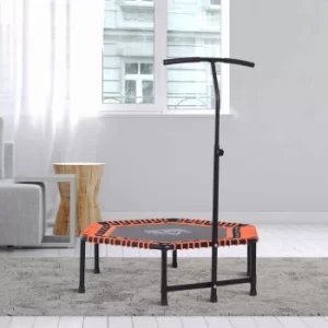 Image of Hexagonal Mini Trampoline 48 Inch, Orange