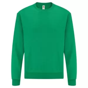 Image of Fruit Of The Loom Mens Set-In BelcoroA Yarn Sweatshirt (XL) (Heather Green)