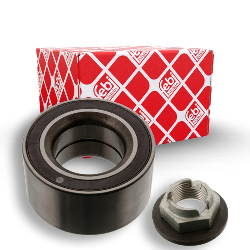 Image of FEBI BILSTEIN 19706 Wheel Bearing with ABS sensor ring, with axle nut Wheel Bearing (655)