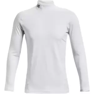 Image of Under Armour CG Armour Fitted Mock - White