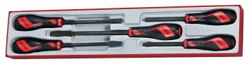 Image of Teng Tools TTXMDTN 5 Piece Power Thru Scredriver Set