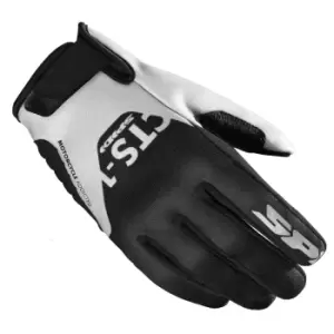 image of Spidi CTS-1 Black White Motorcycle Gloves L