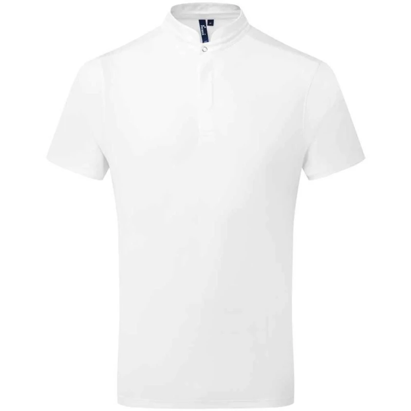 Image of Premier Premier Men Essential Coolchecker Short-Sleeved Chef Shirt in White Size: X-Small White XS Male 5063703135429