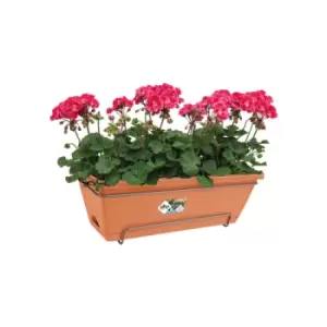 Elho Barcelona Allin1 50cm Outdoor & Balcony Planter - Terra