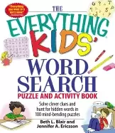 Image of everything kids word search puzzle and activity book solve clever clues and