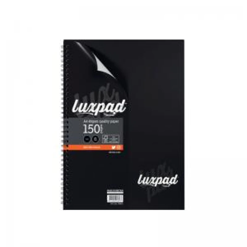 Image of Silvine Luxpad Notebook Wirebound Ruled Margin 150 Pages A4 THB001