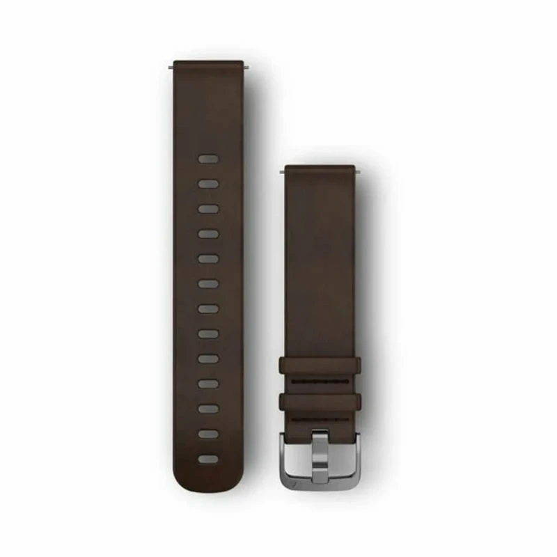 Image of Garmin 010-12691-01 Quick Release Strap (20mm) Dark Brown Watch