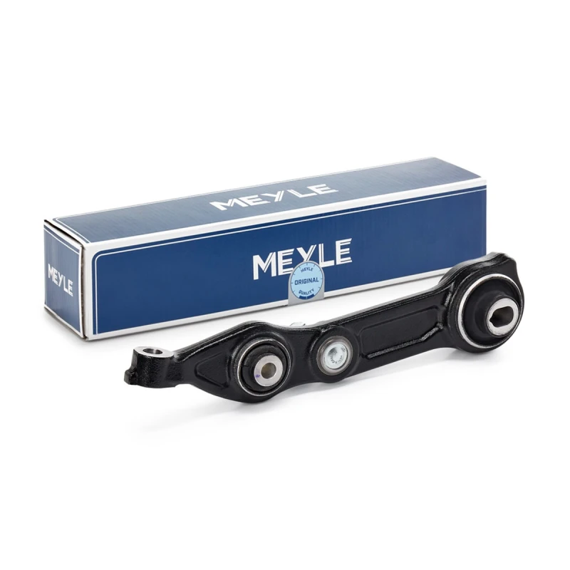 Image of MEYLE 016 050 0017 Suspension arm Control Arm, Steel, Original Quality, Front Axle Left, with rubber mount Steel Track Control Arm (273)