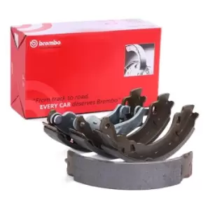 Image of BREMBO Brake Shoes ESSENTIAL LINE S 23 529 Brake Shoe Set,Brake Lining FORD,FIAT,KA (RU8),PANDA (169),500 (312),500 C (312),500L (351_, 352_)