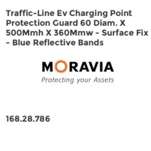 Image of Moravia Traffic-Line EV Charging Point Protection Guard 60 Dia. x 500mm H x 360m