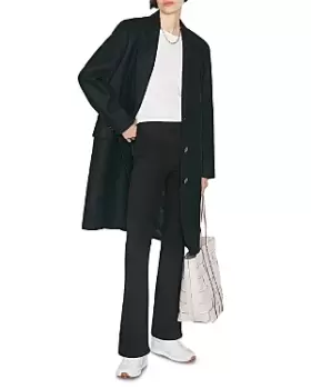 Image of Frame The Jetset High Rise Flare Jeans in Sheen Noir