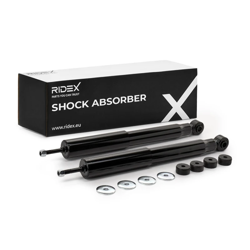 Image of RIDEX 854S20752 Shock absorber Gas Pressure, Twin-Tube, Telescopic Shock Absorber, Bottom eye Shock Absorber (854)