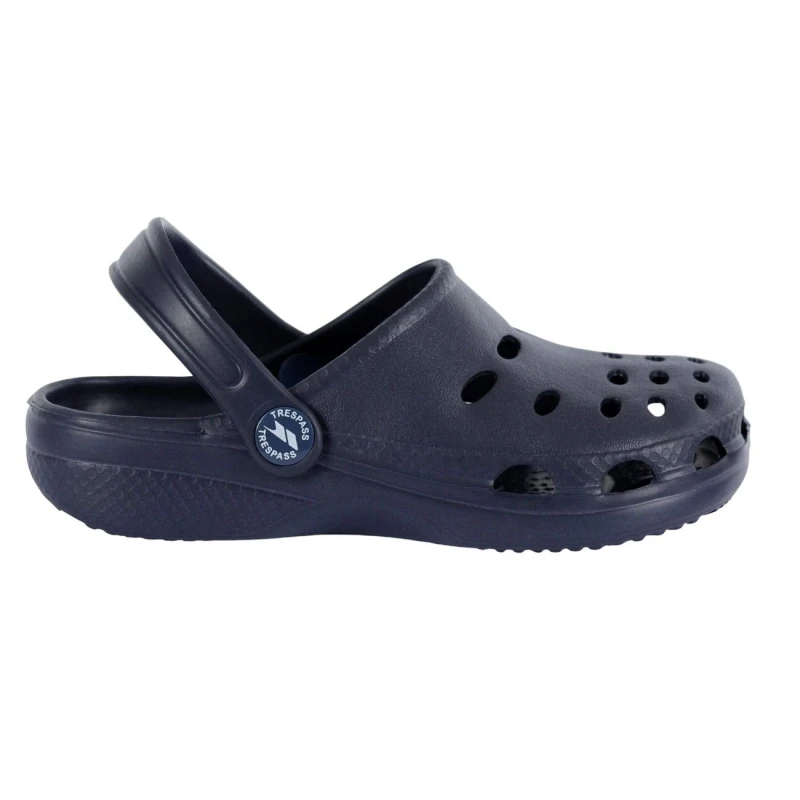 Image of Trespass Dip Moulded Clogs Navy unisex