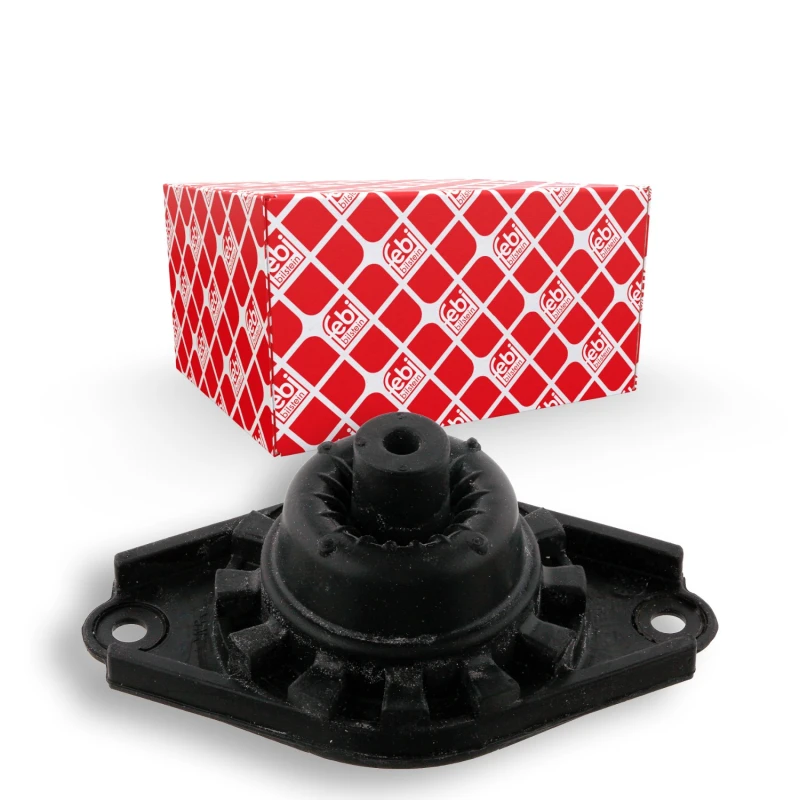 Image of FEBI BILSTEIN 32999 Top strut mount Rear Axle, without bearing Elastomer Suspension Strut Support Bearing (1180)