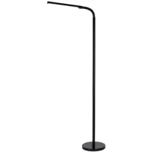 image of Lucide GILLY - Floor Reading Lamp - LED - 1x5W 2700K - Black