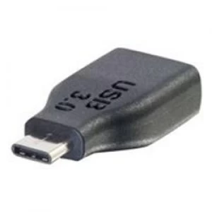Image of C2G USB 3.1 Gen 1 USB C to USB A Adapter M/F - Black