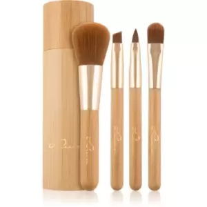 image of Luvia Cosmetics Bamboo Travel Brush Set (Travel)